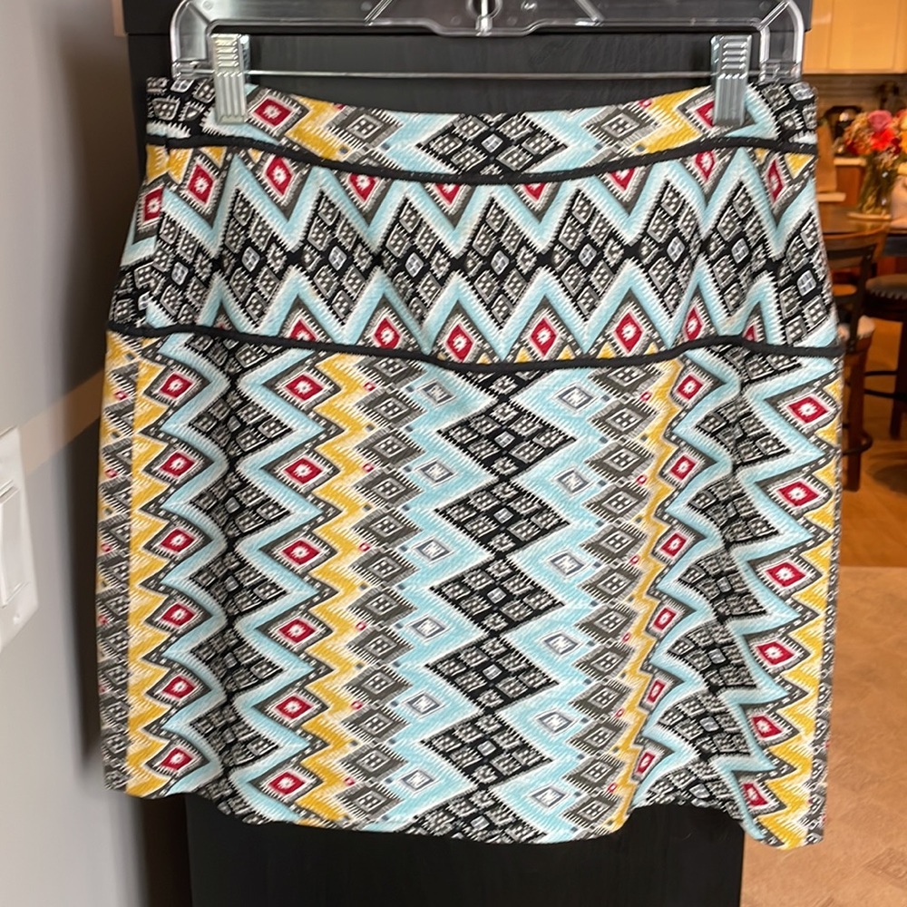 LOFT Chevron Mini Skirt